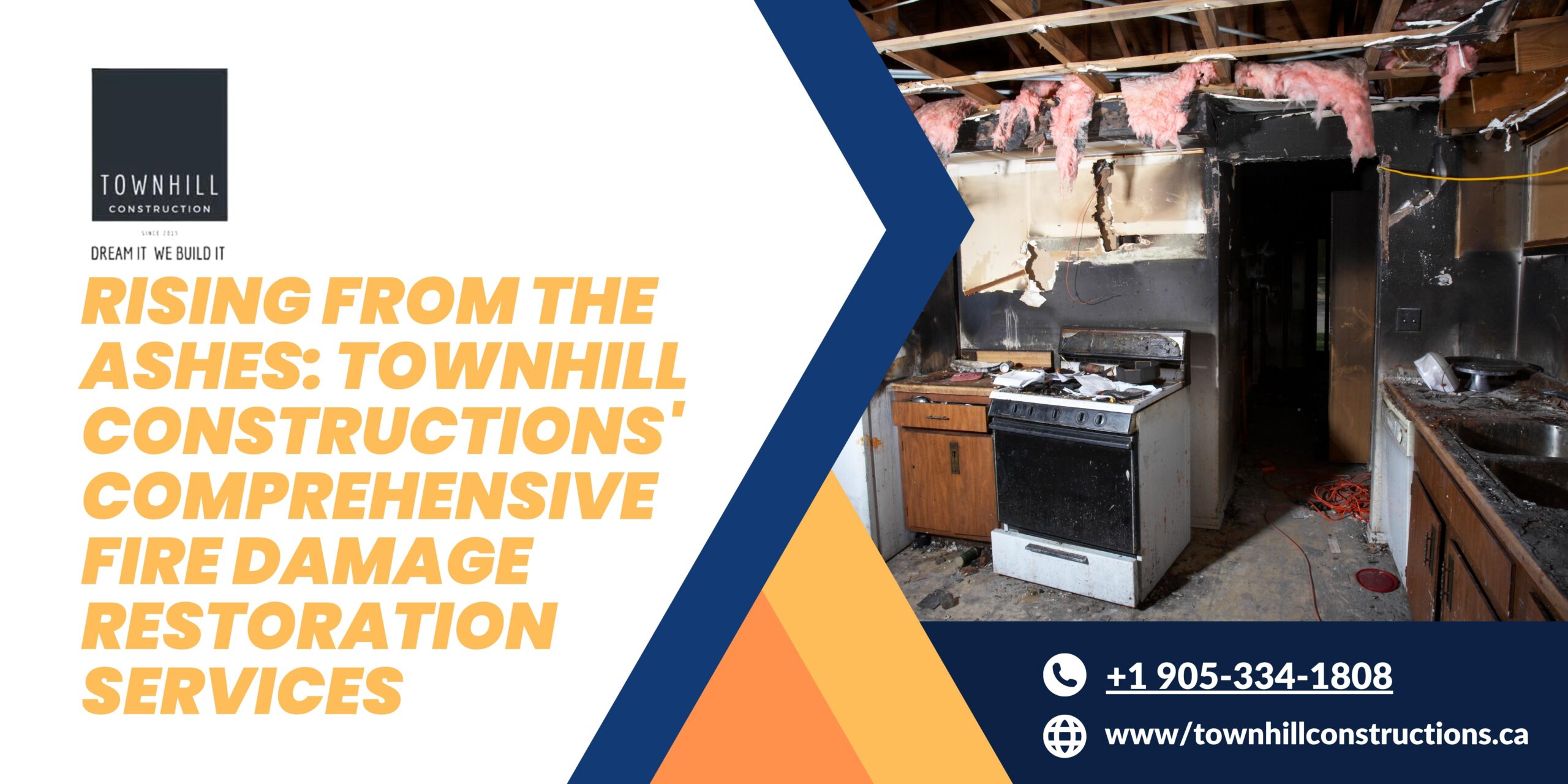 Rising from the Ashes TownHill Constructions’ Comprehensive Fire Damage Restoration Services Fire Damage Restoration
